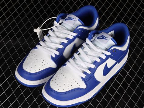 dunk low racer blue white